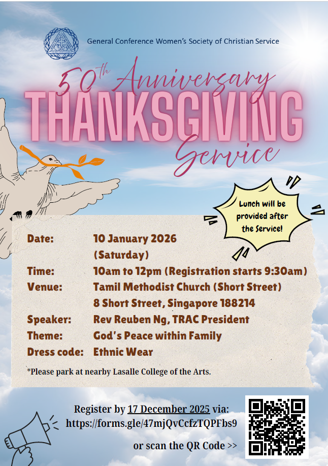 GC WSCS 50th Anniversary Thanksgiving Service 2026